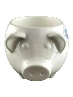 Faiancas Ramos Made in Portugal Pig Planter White